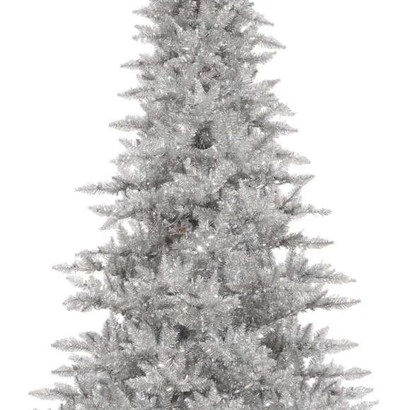 Silver Holiday Christmas Tree 7.5 ( no lights) new with box
